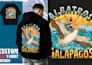 do creative pop illustration designs for t shirts and merch